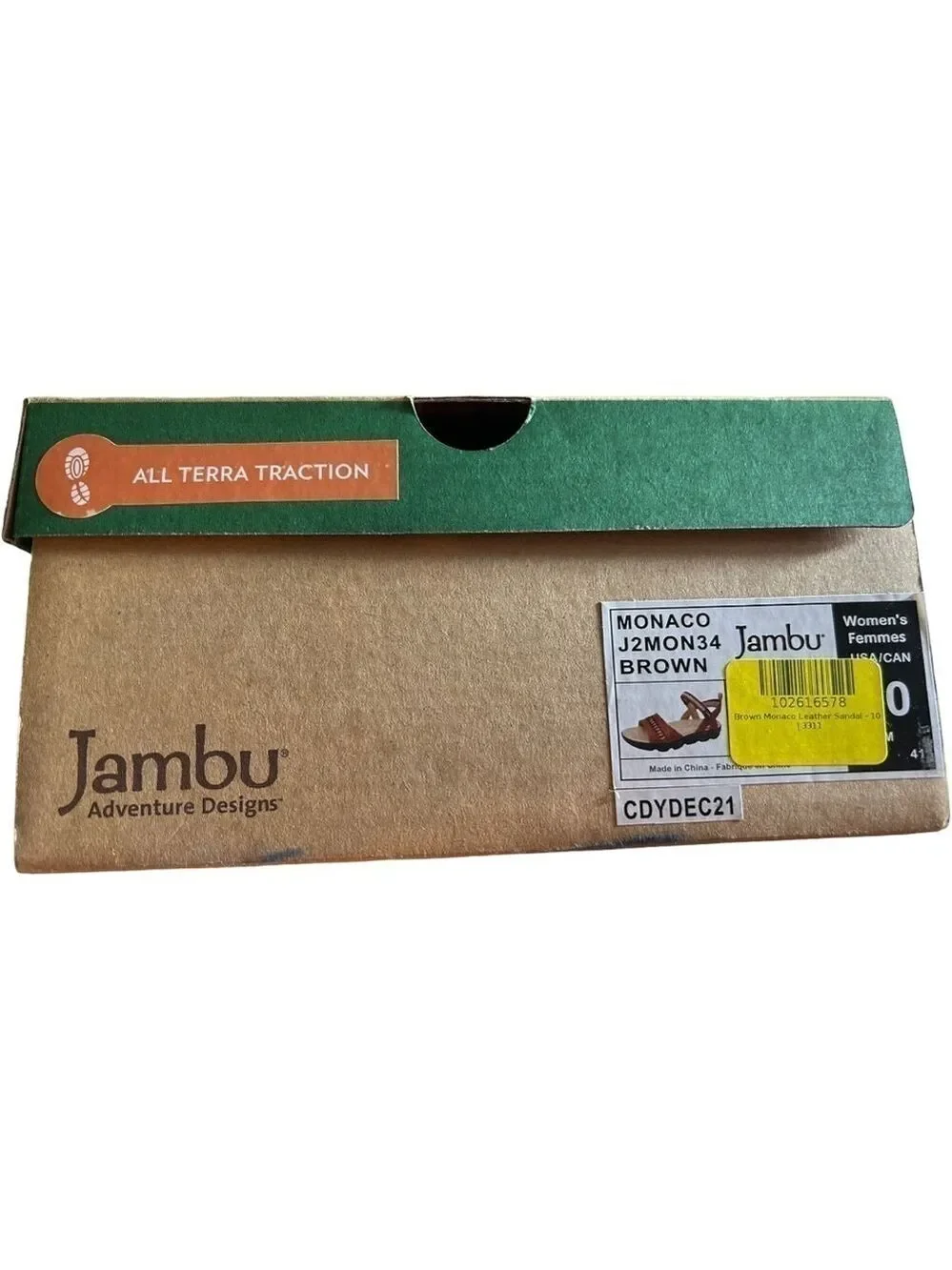 Jambu Brown Monaco Leather Sandal - Women